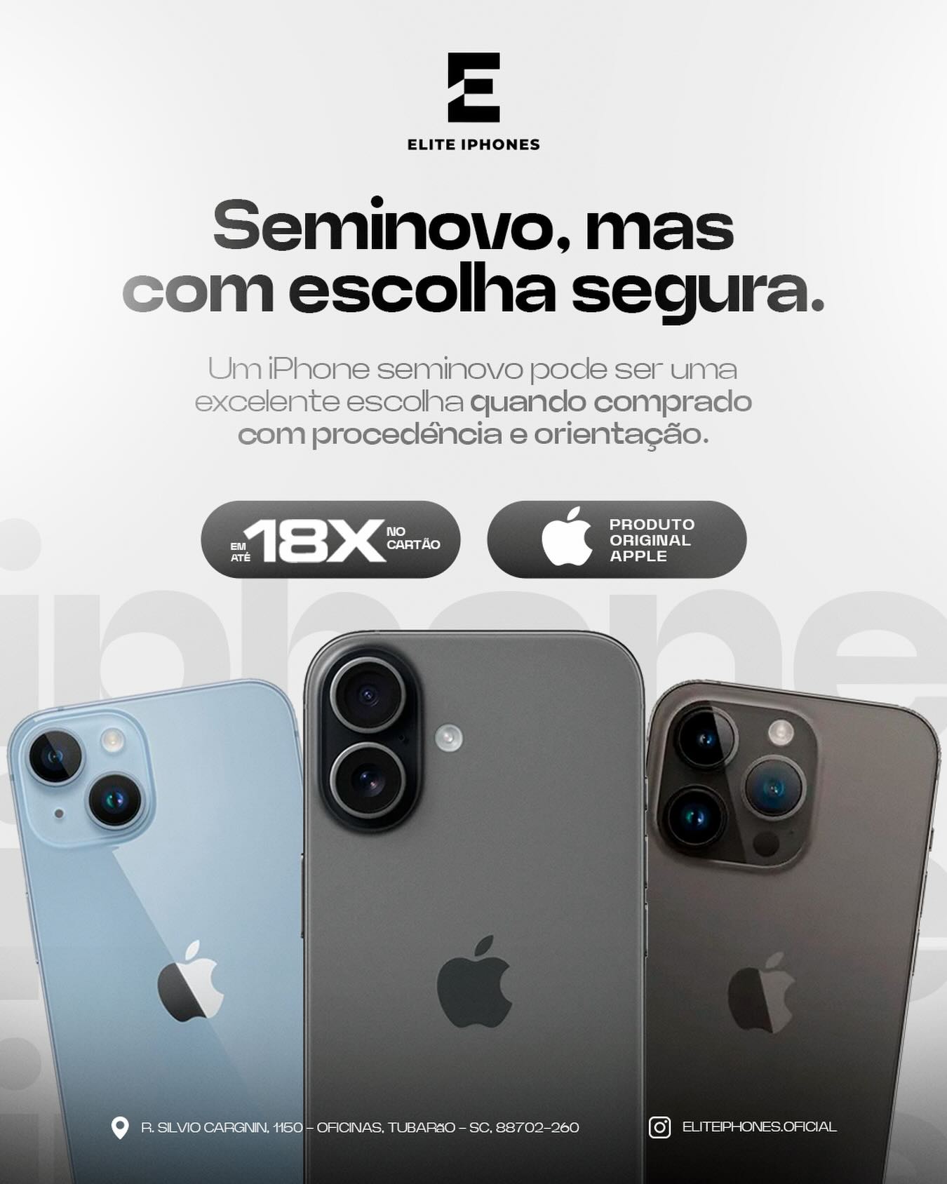 Criativo digital desenvolvido para ELITE