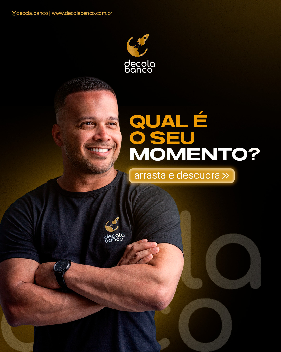 Criativo digital desenvolvido para DECOLA