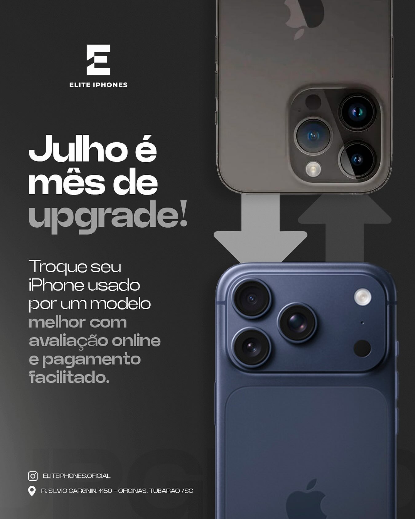 Criativo digital desenvolvido para ELITE