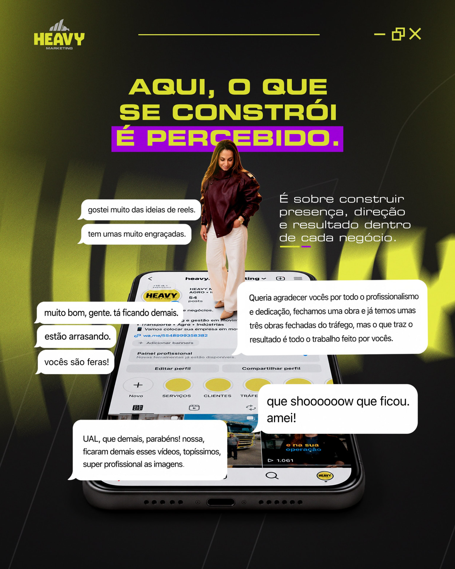 Criativo digital desenvolvido para HEAVY