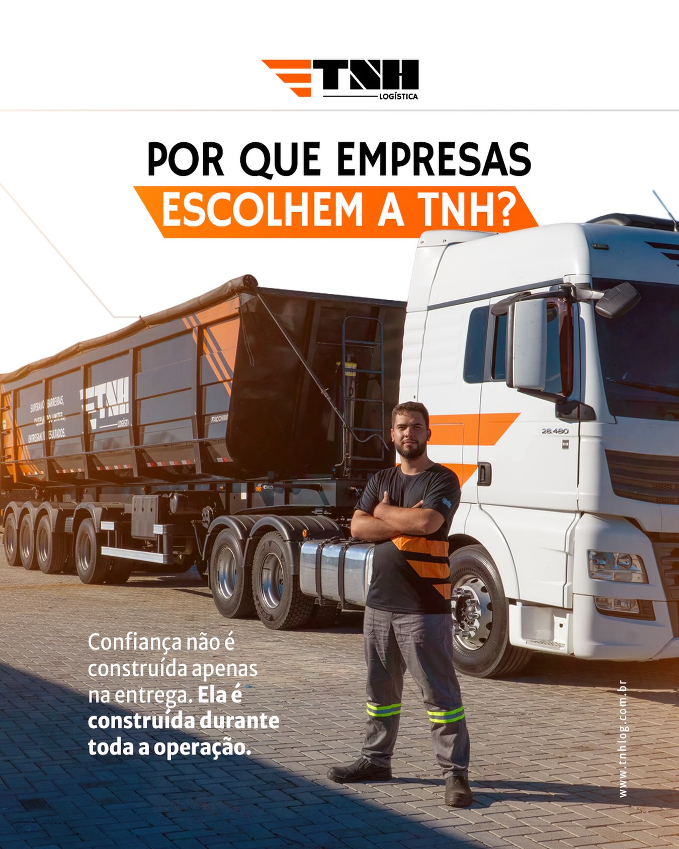 Criativo digital desenvolvido para TNH