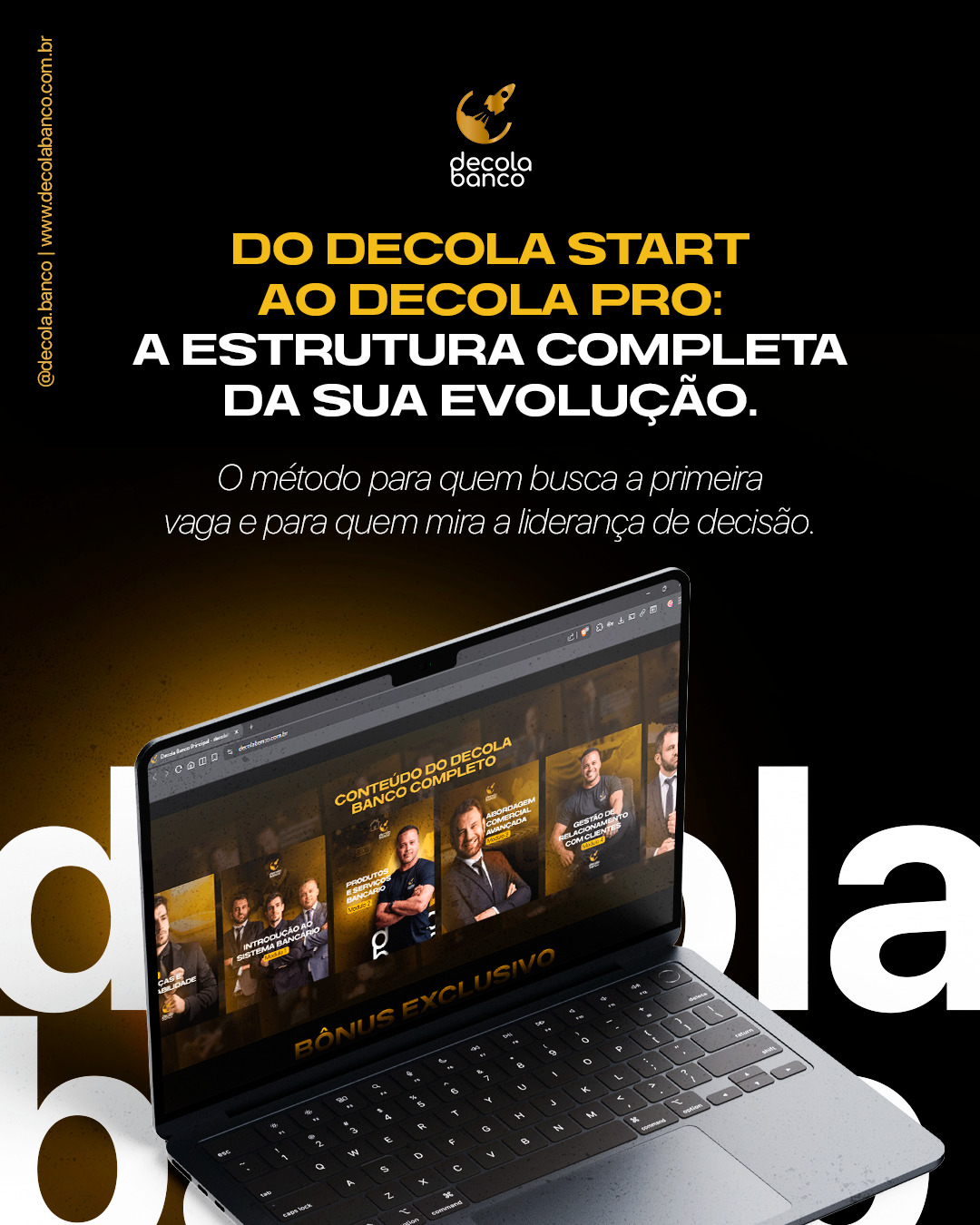 Criativo digital desenvolvido para DECOLA