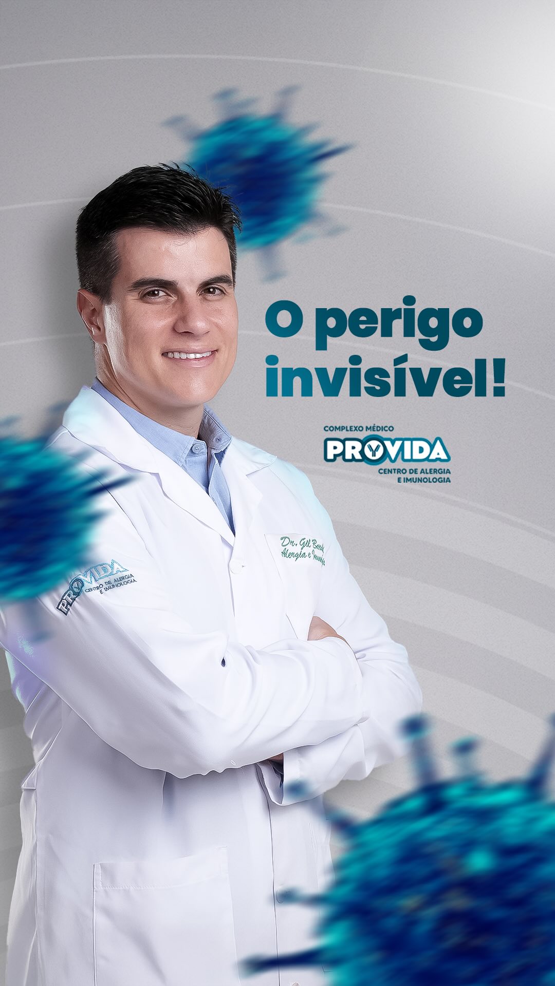 Criativo digital desenvolvido para ALERGIAS