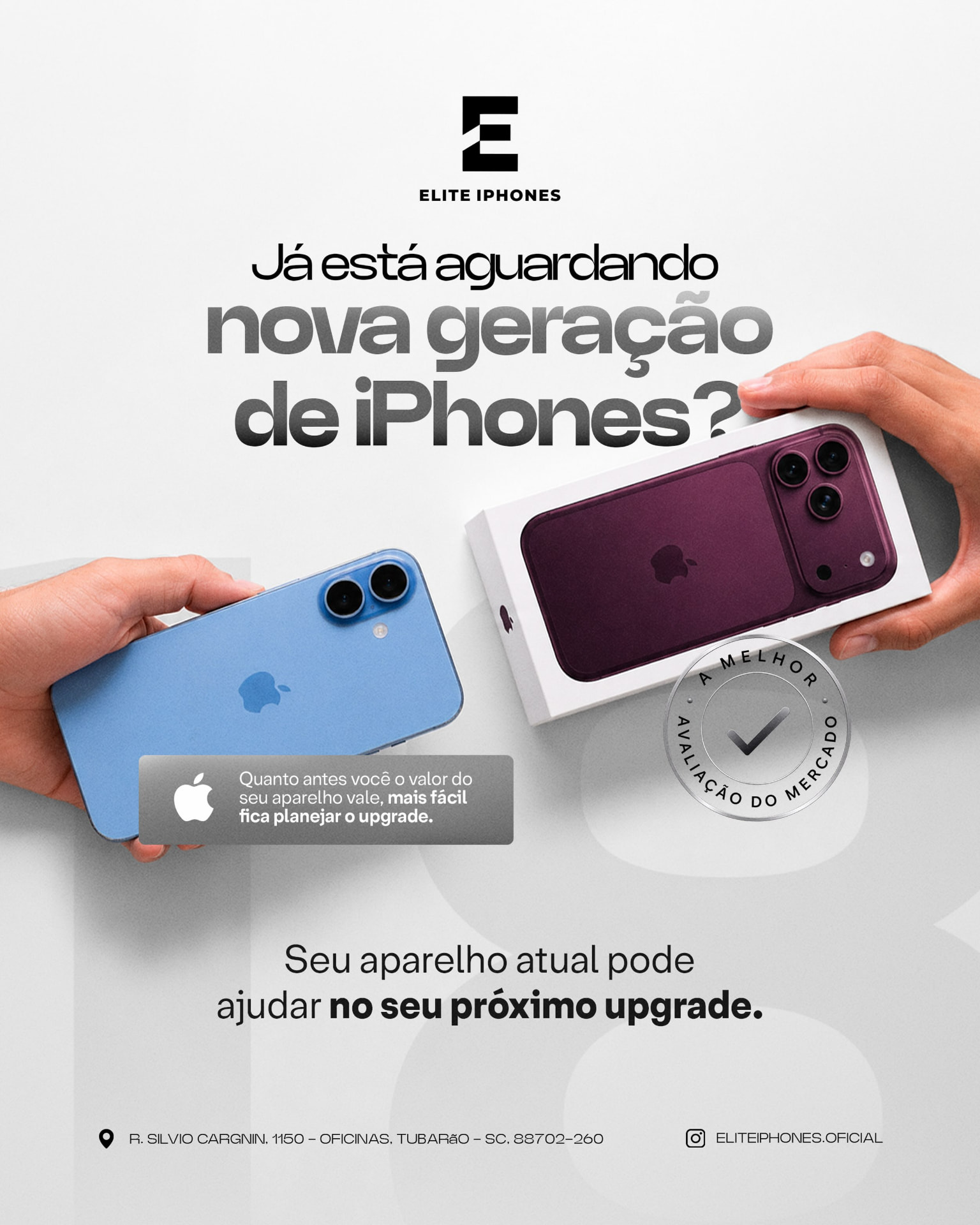 Criativo digital desenvolvido para ELITE