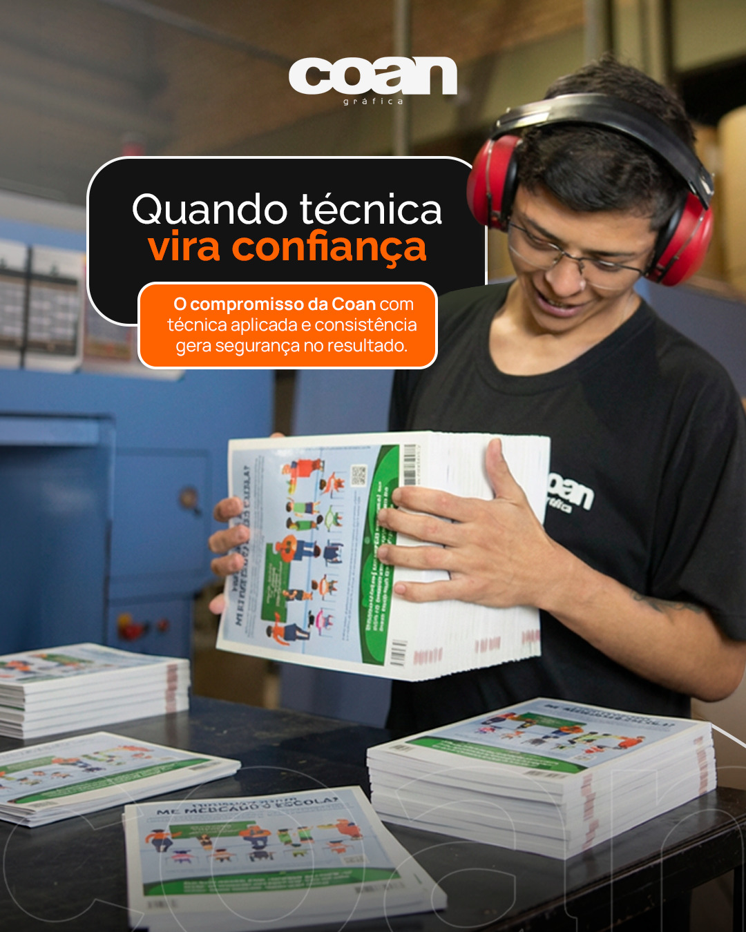 Criativo digital desenvolvido para COAN